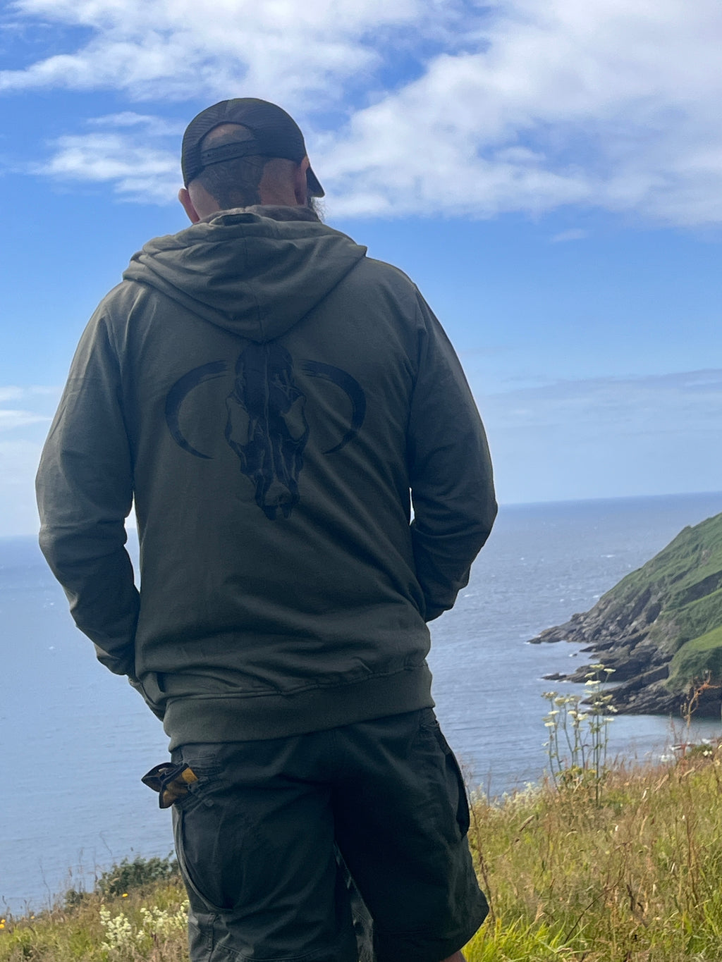 Cornish Longhorn Zip Hoodie