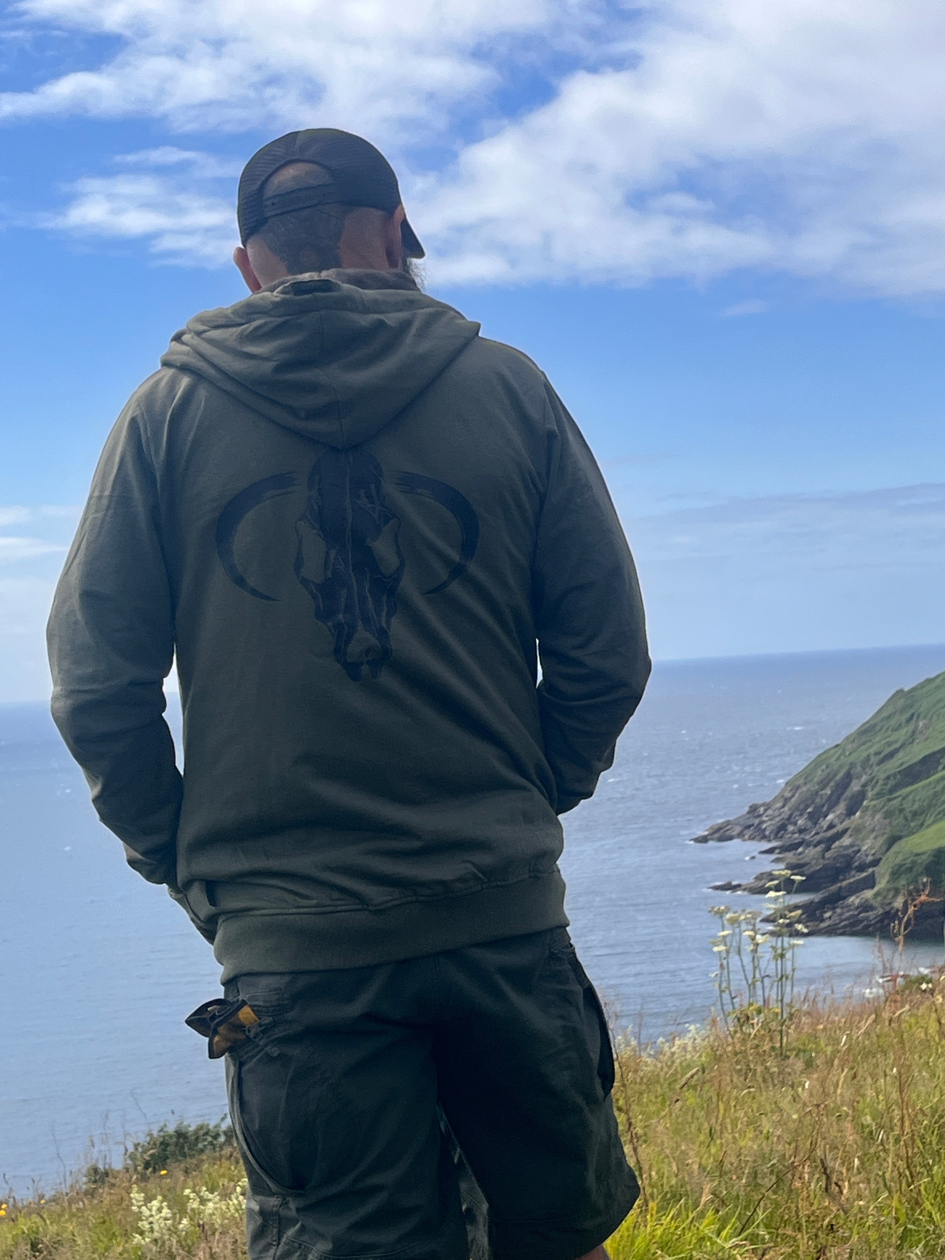 Cornish Longhorn Zip Hoodie