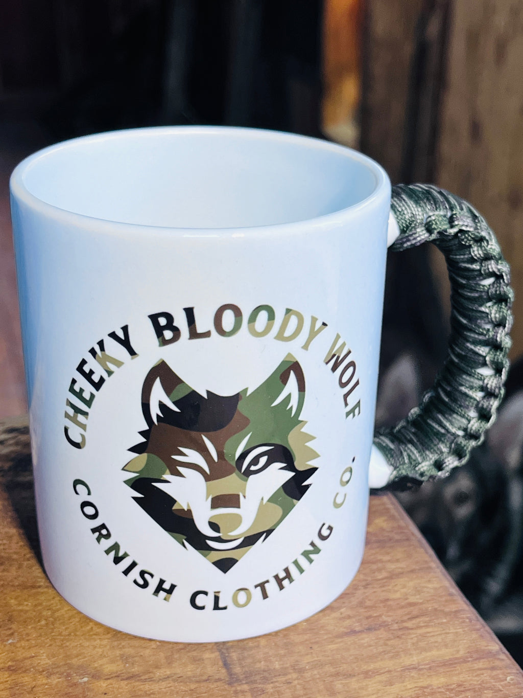 Cheeky Bloody Wolf Paracord Mug