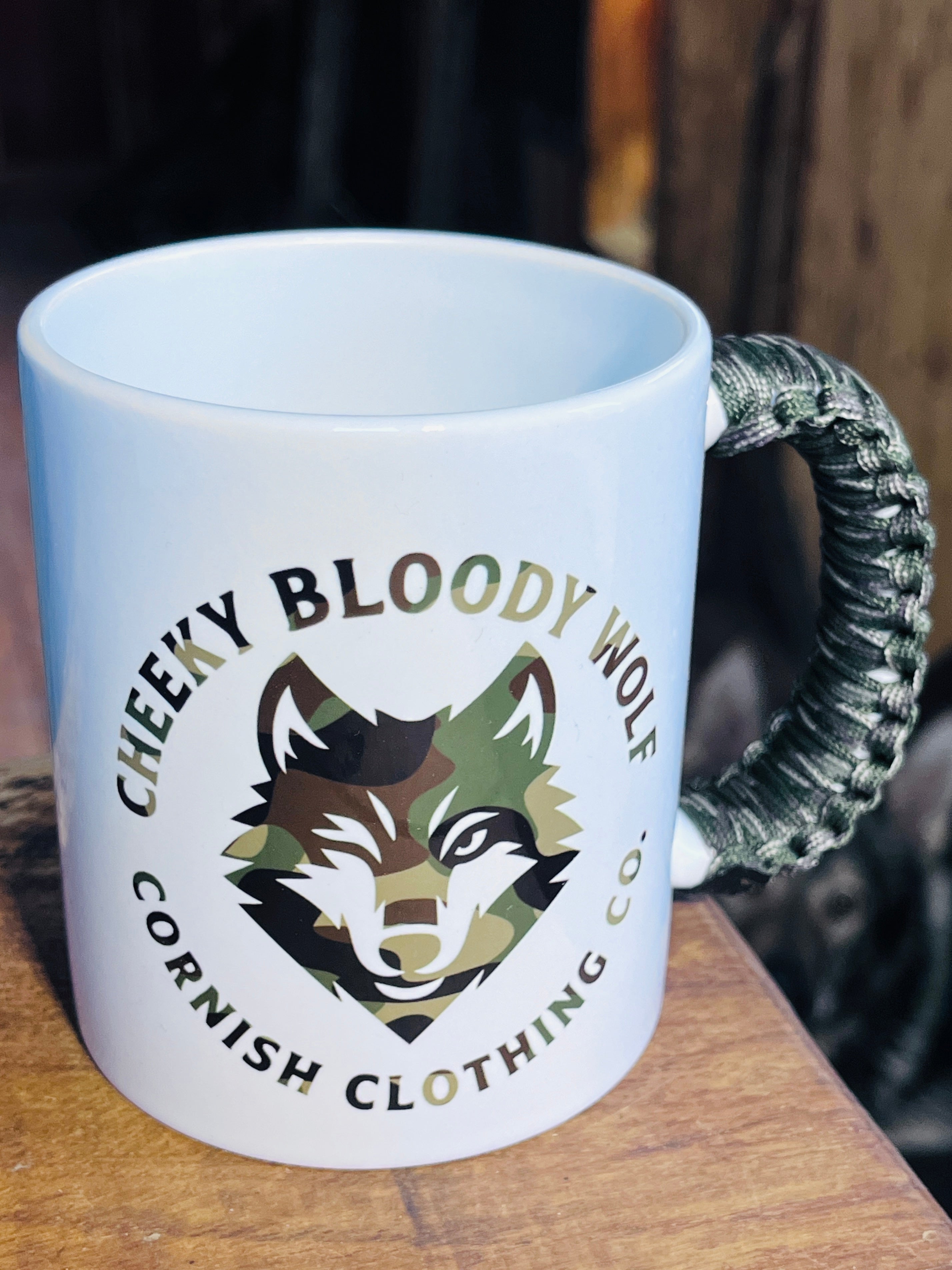 Cheeky Bloody Wolf Paracord Mug