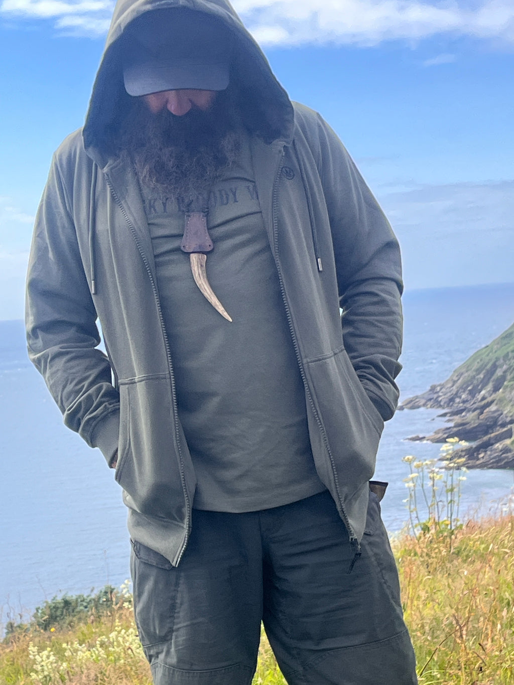Cornish Longhorn Zip Hoodie