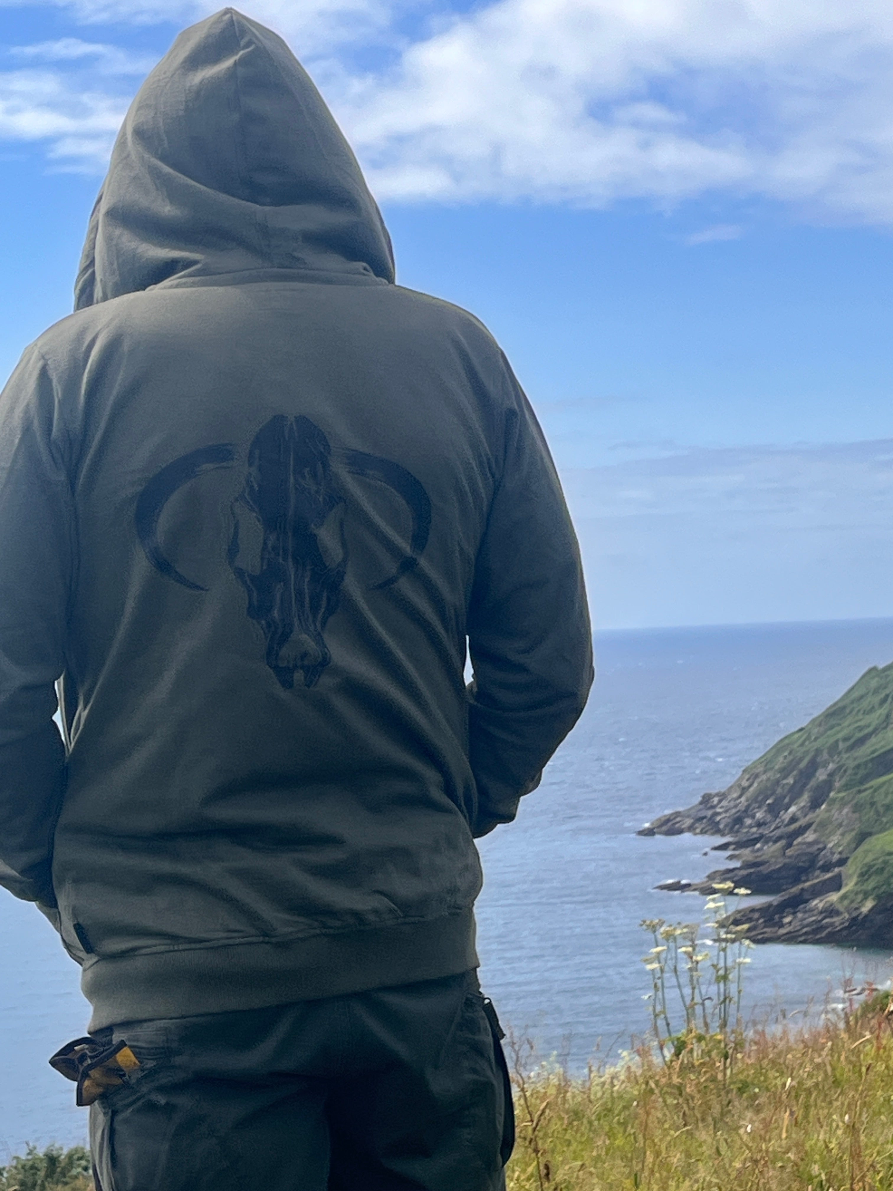 Cornish Longhorn Zip Hoodie