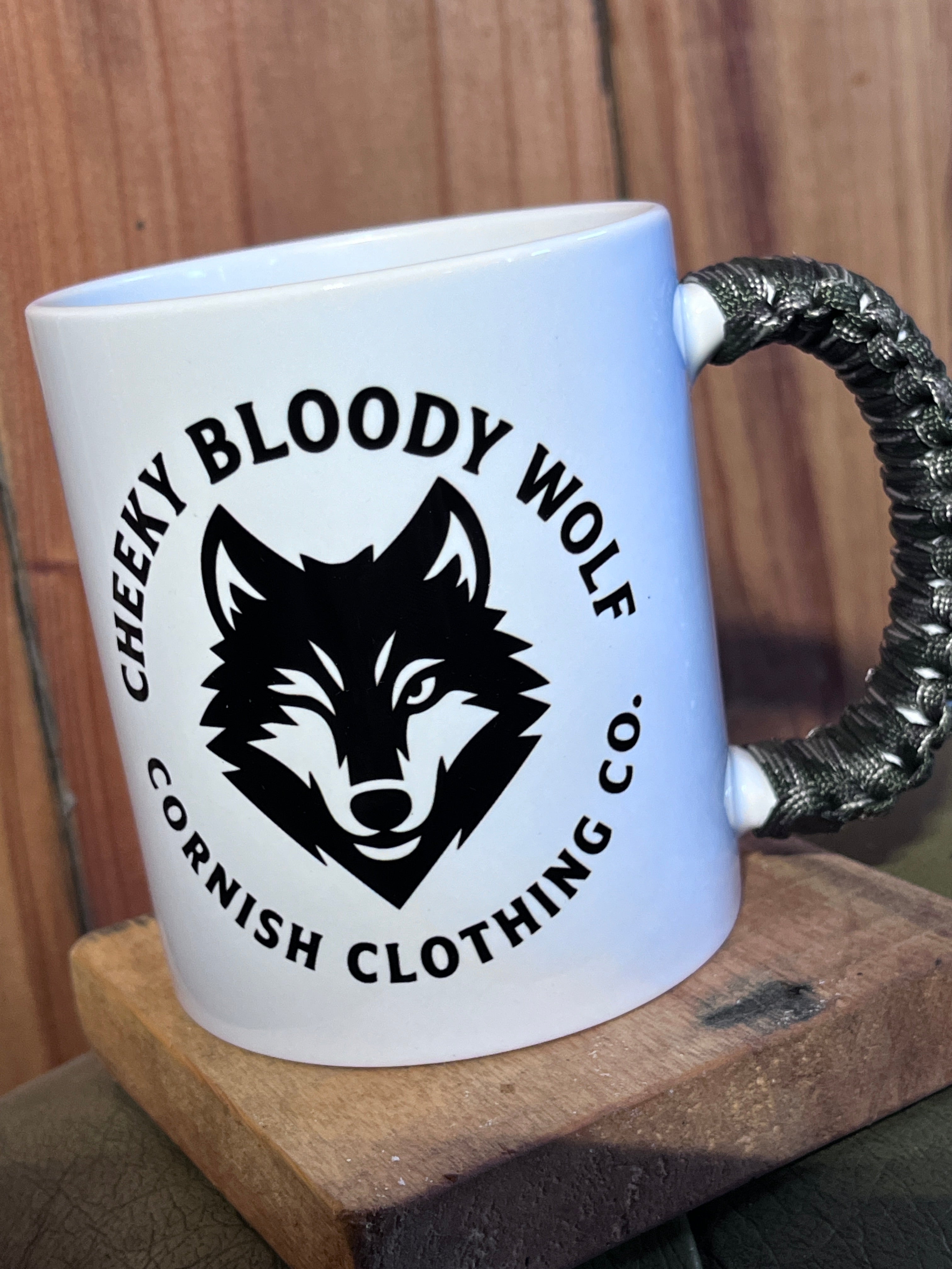 Cheeky Bloody Wolf Paracord Mug
