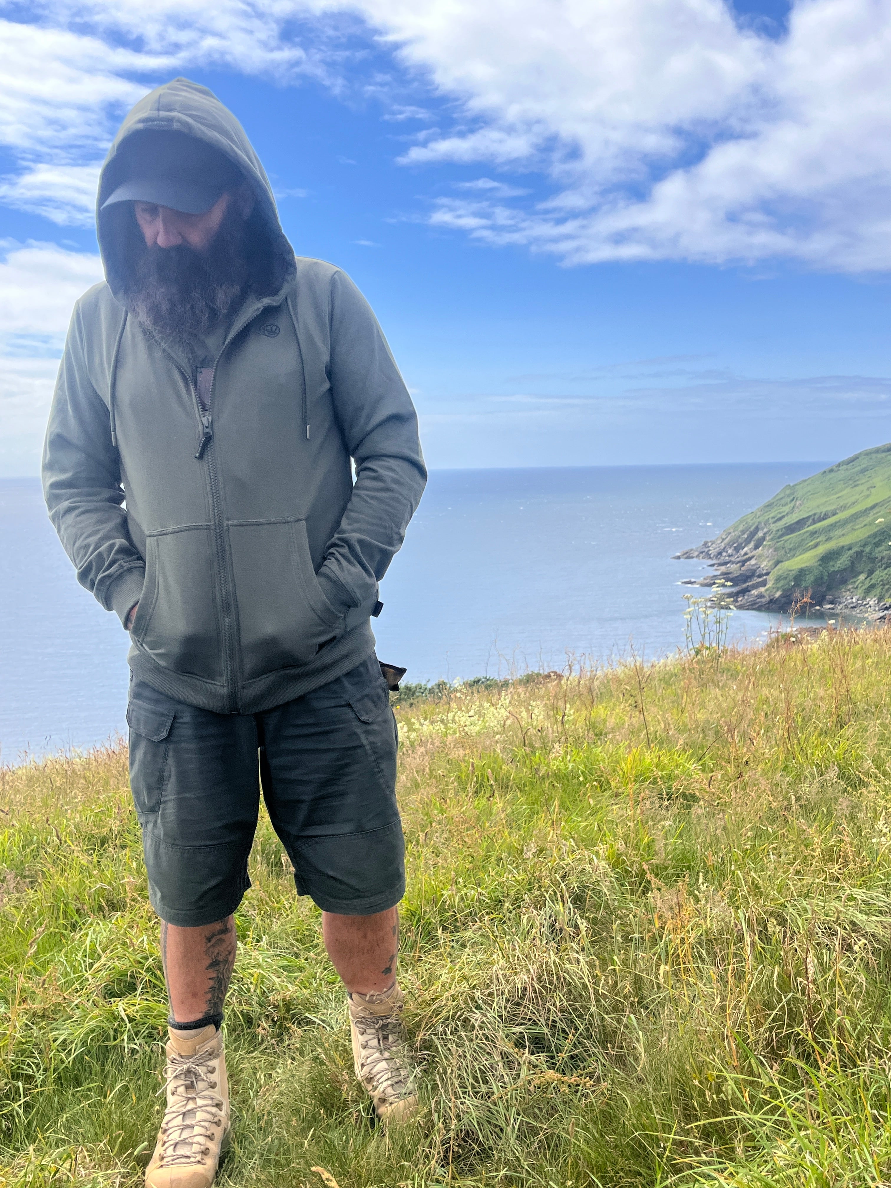 Cornish Longhorn Zip Hoodie
