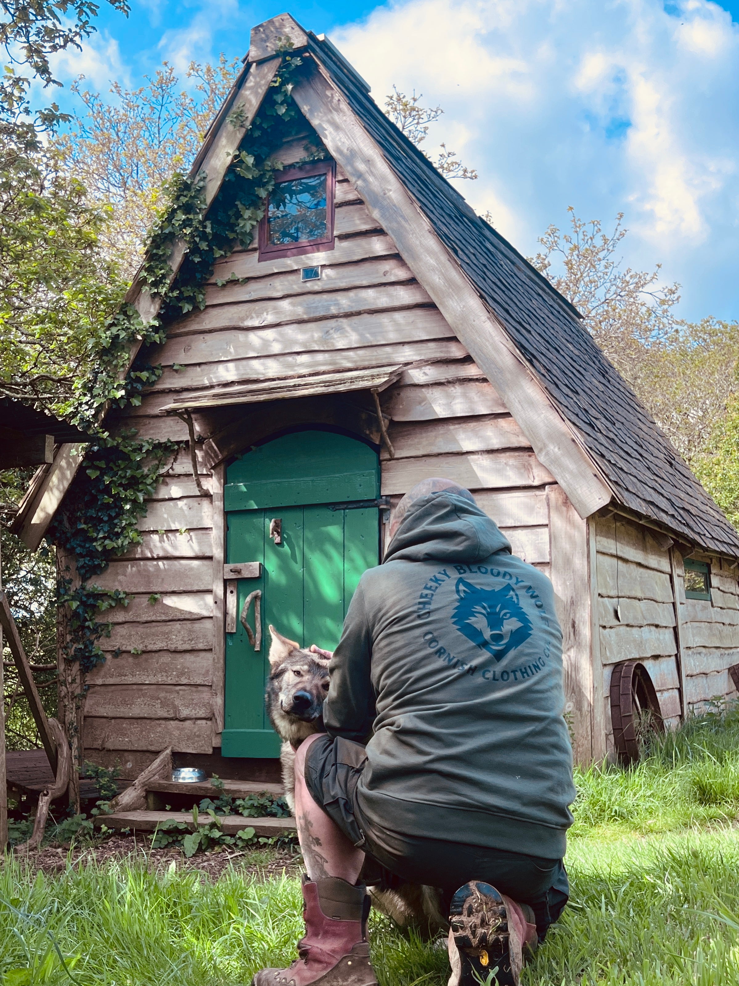 Cheeky Bloody Wolf Classic Woodland Hoodie