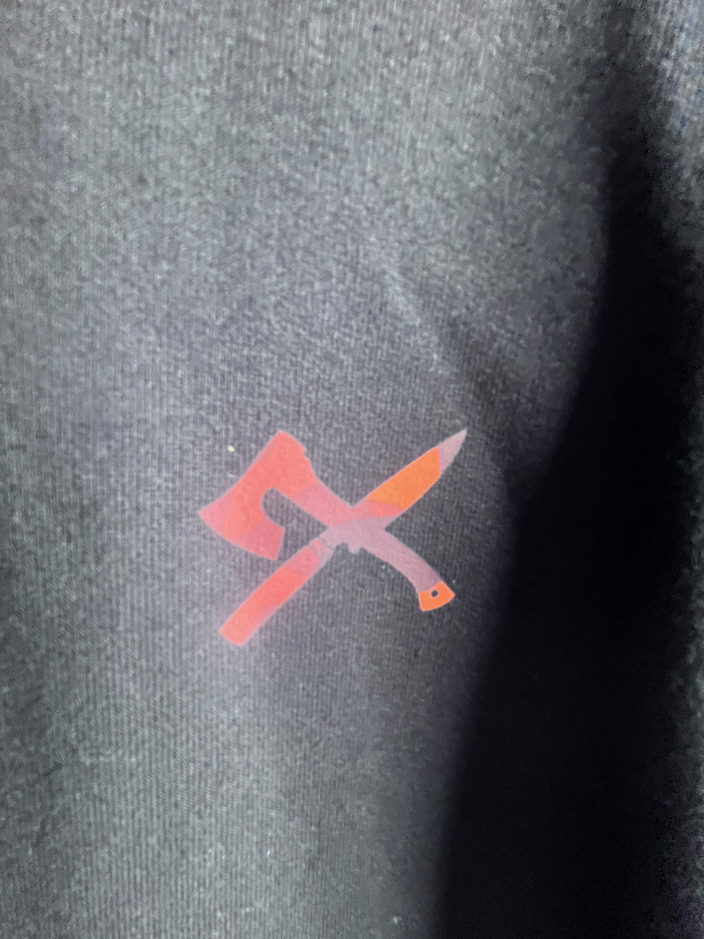Cheeky Bloody Wolf Orange Camo Tee.