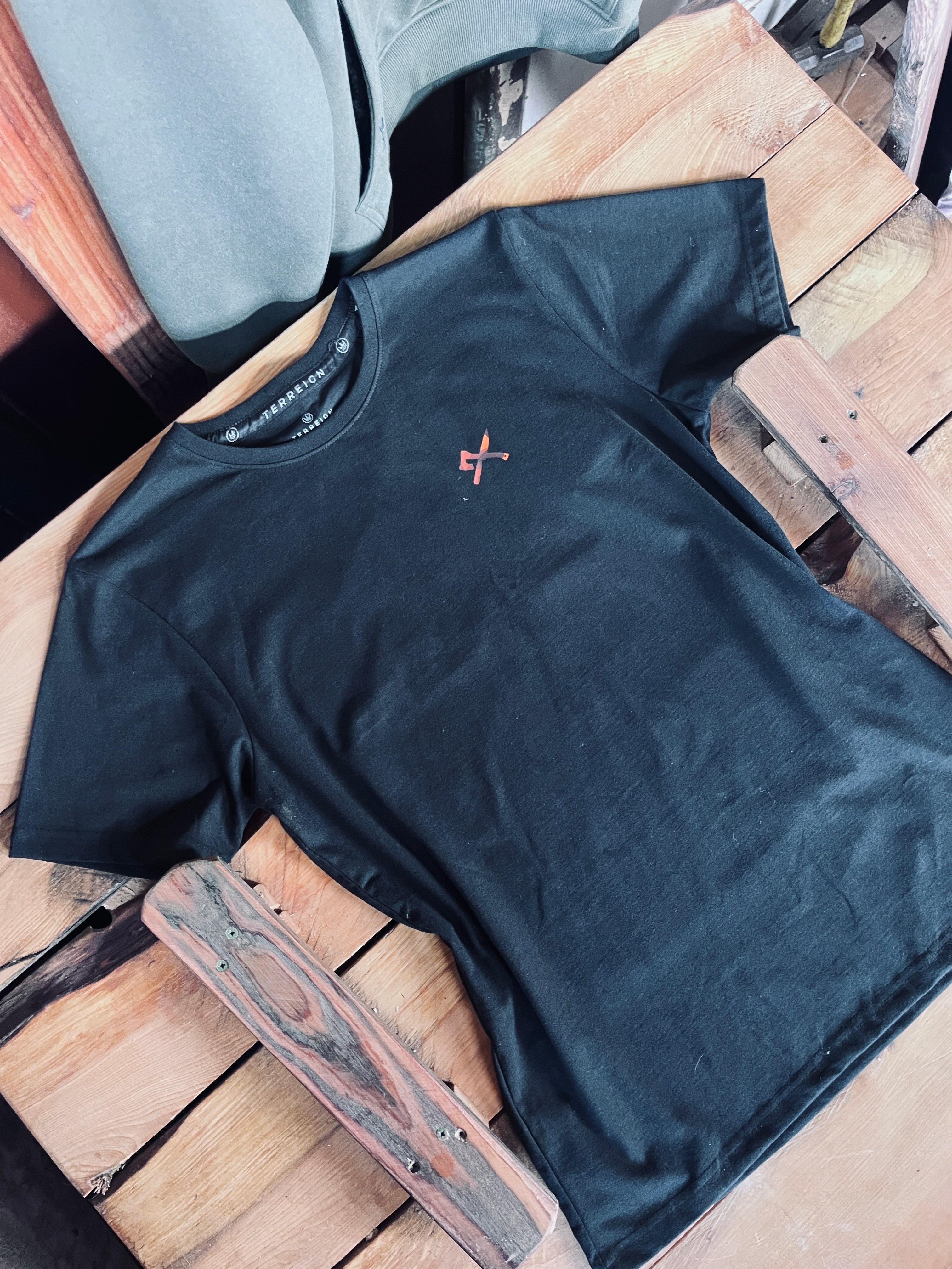 Cheeky Bloody Wolf Orange Camo Tee.